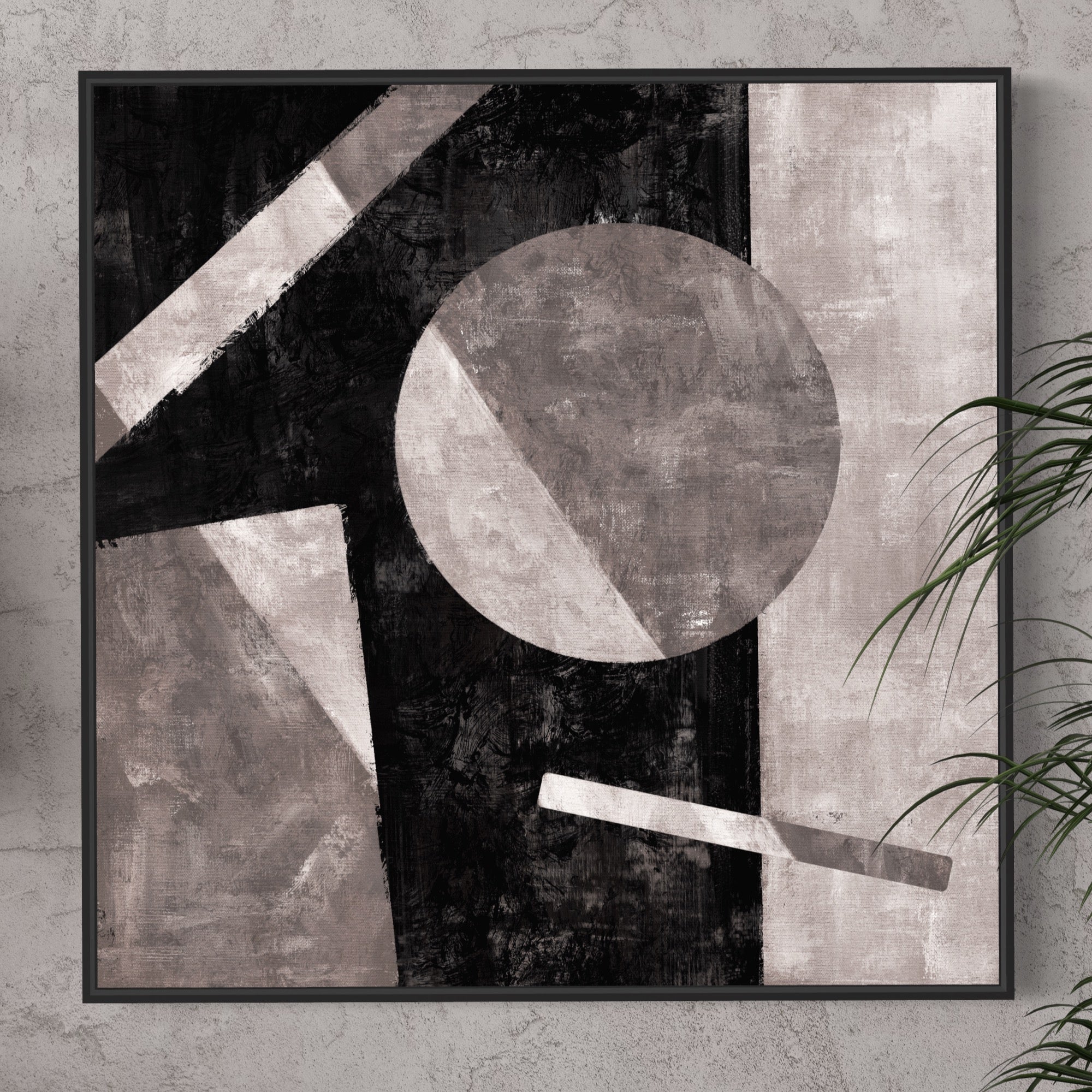 Balance, Rolled Canvas / 150x150cm