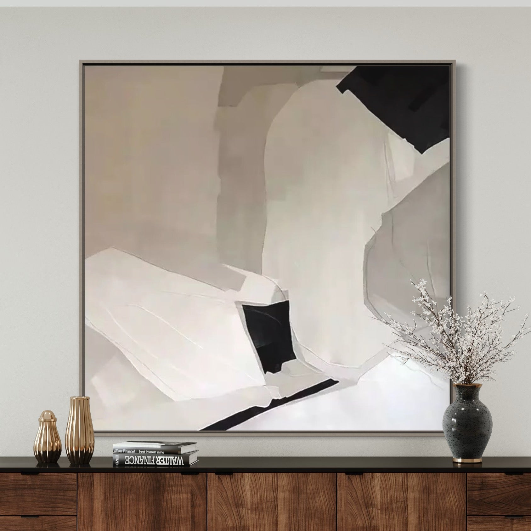 Caramel, Rolled Canvas / 80x80cm