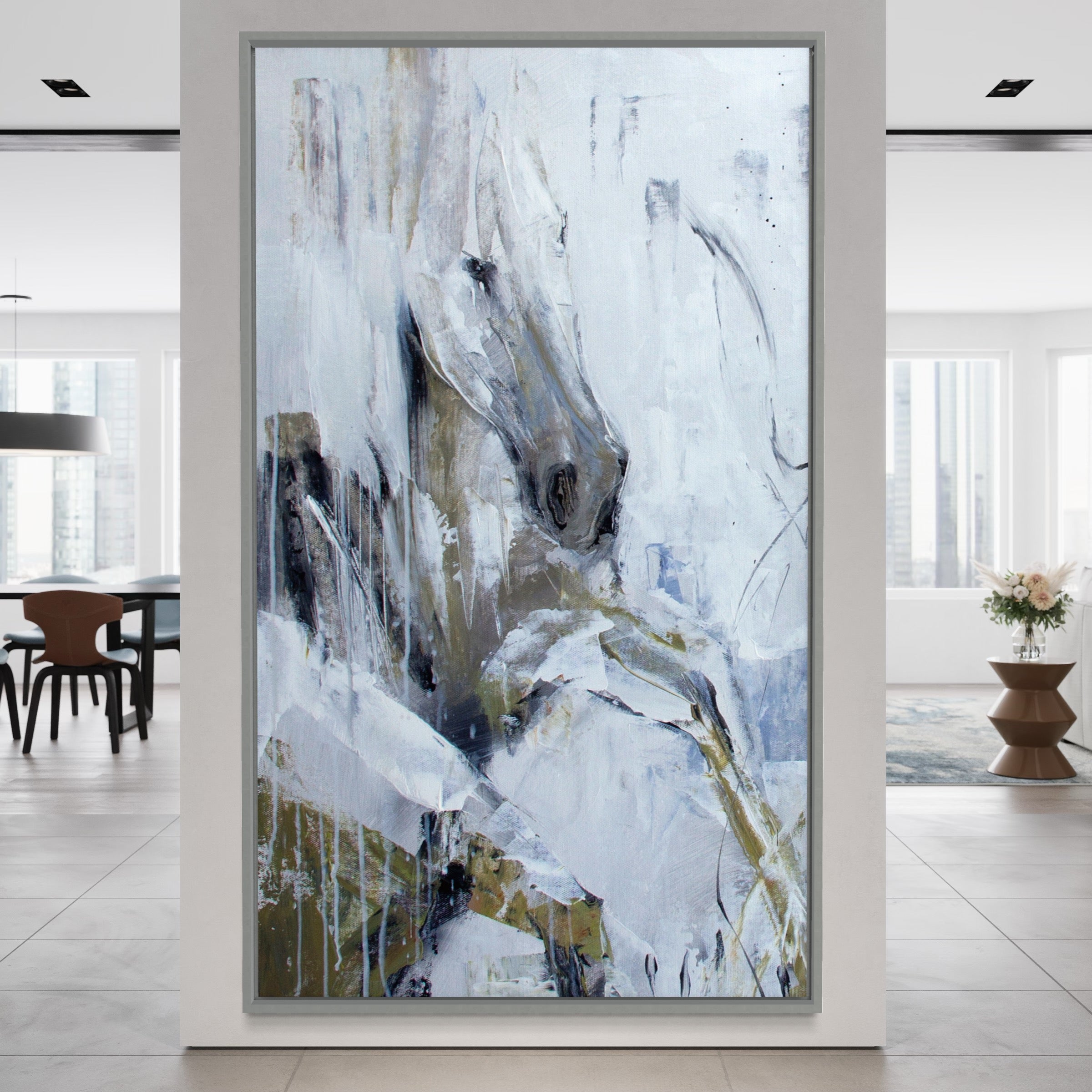 Celestial Abstractions, White / 168x280cm