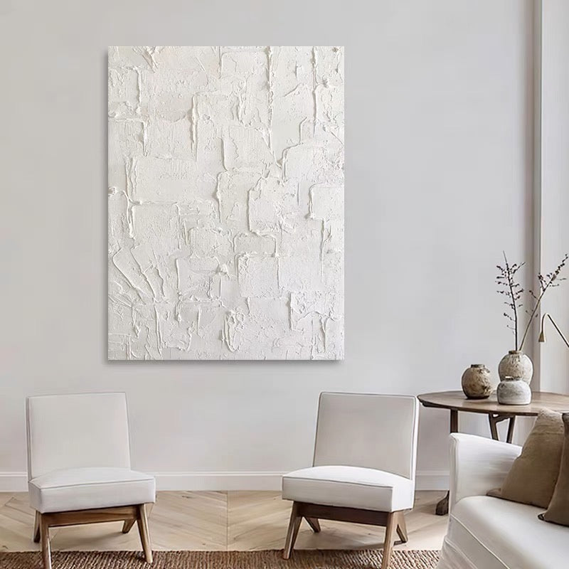 Clean, White / 100x133cm