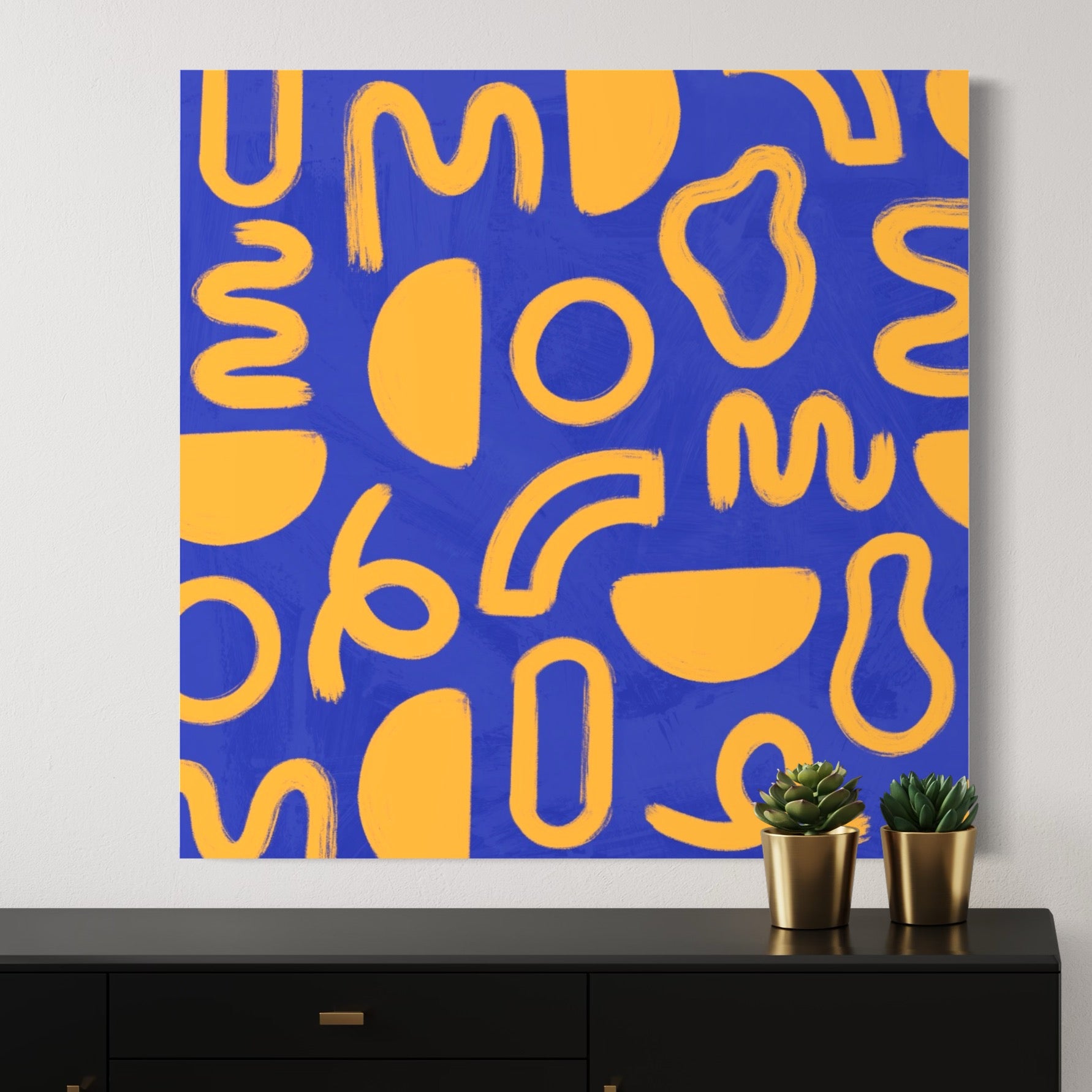 Define Abstract 1, Champagne / 90x90cm
