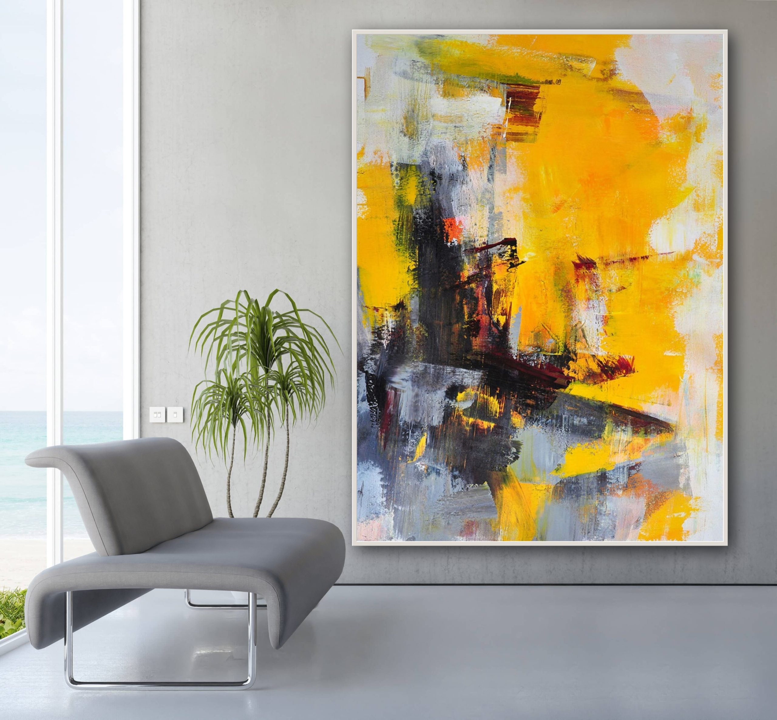 Golden Wilderness, Golden / 185x280cm