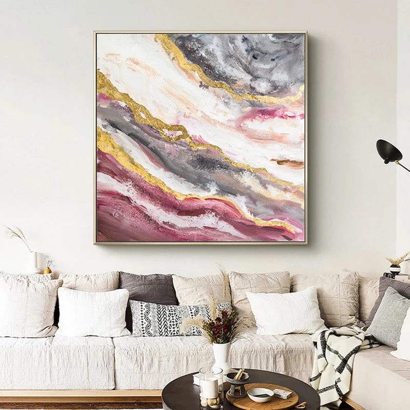 Jupiter, Rolled Canvas / 100x100cm
