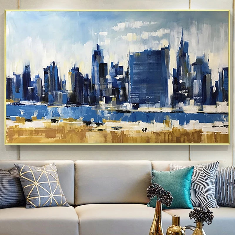 Cityscape, Champagne / 110x150cm