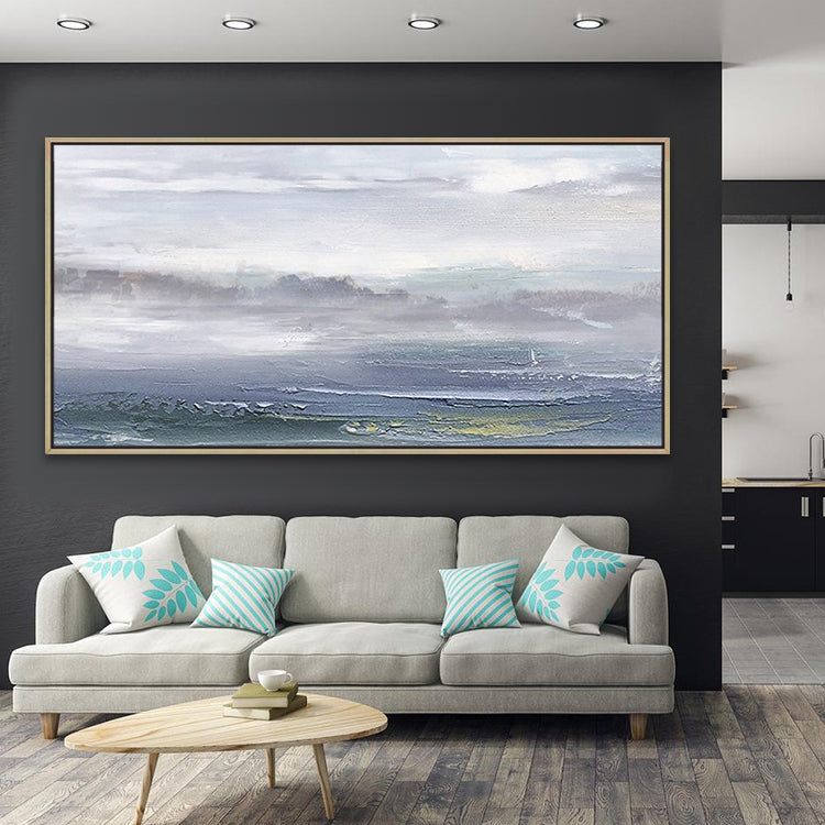 Not Afraid Of Storm, Black And Silver / 120x240cm