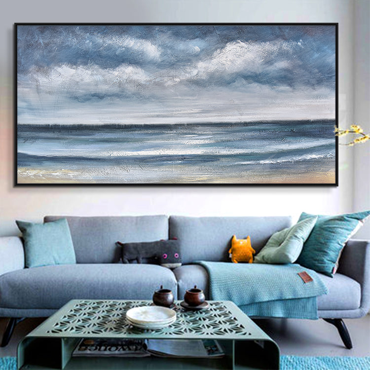 Before The Storm, Champagne / 100x200cm