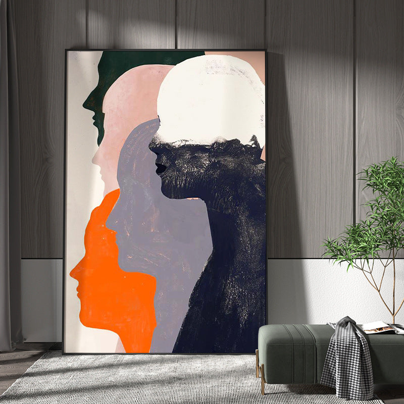 Who Am I Wall Art, Black And Golden / 90x120cm