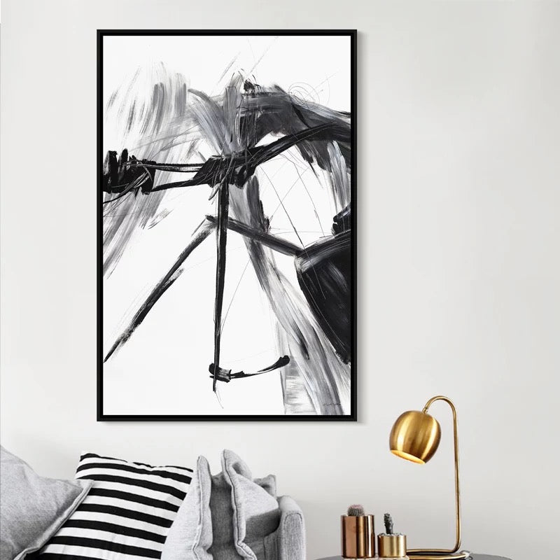 Recollect, Black / 75x100cm