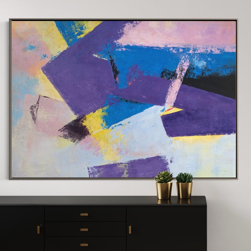 Purple Sublime, Rolled Canvas / 100x130cm
