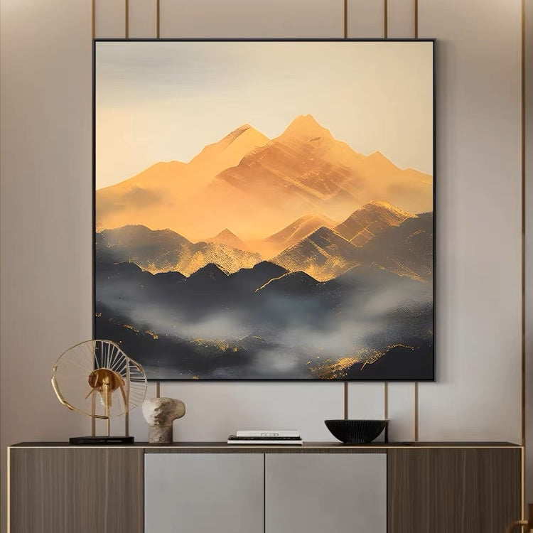 Summit Illumination, Rolled Canvas / 60x60cm