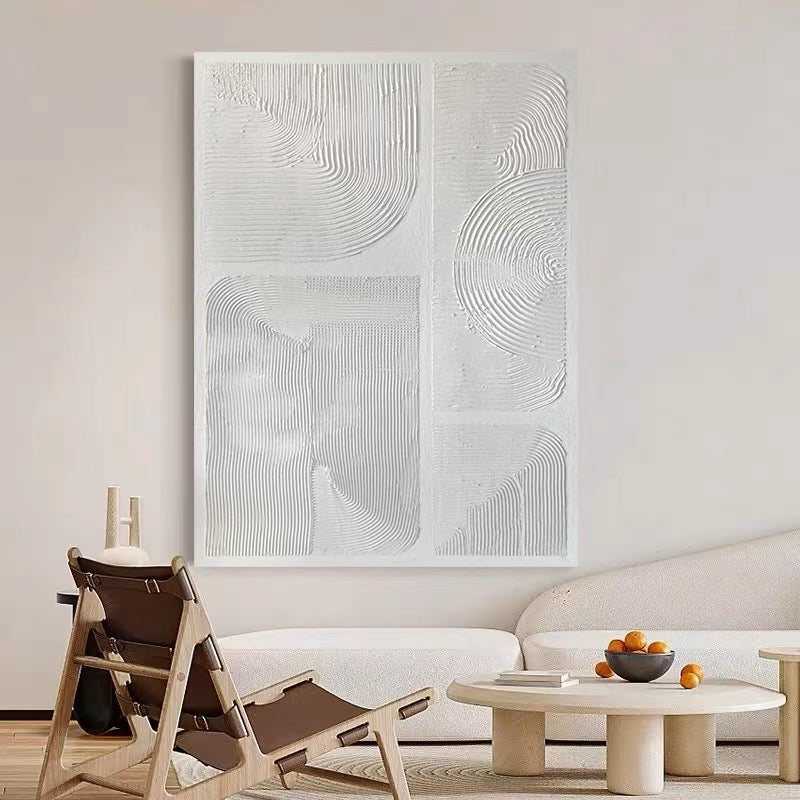 White Play 1, Gallery Wrap (No Bleed) / 63x90cm