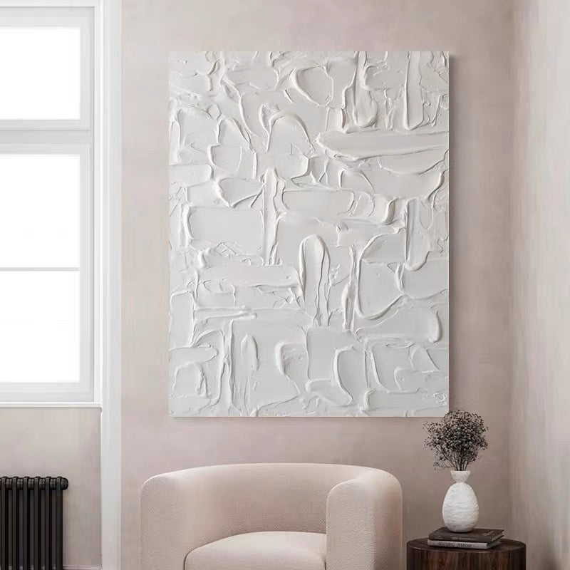 White Play 2, Rolled Canvas / 105x150cm