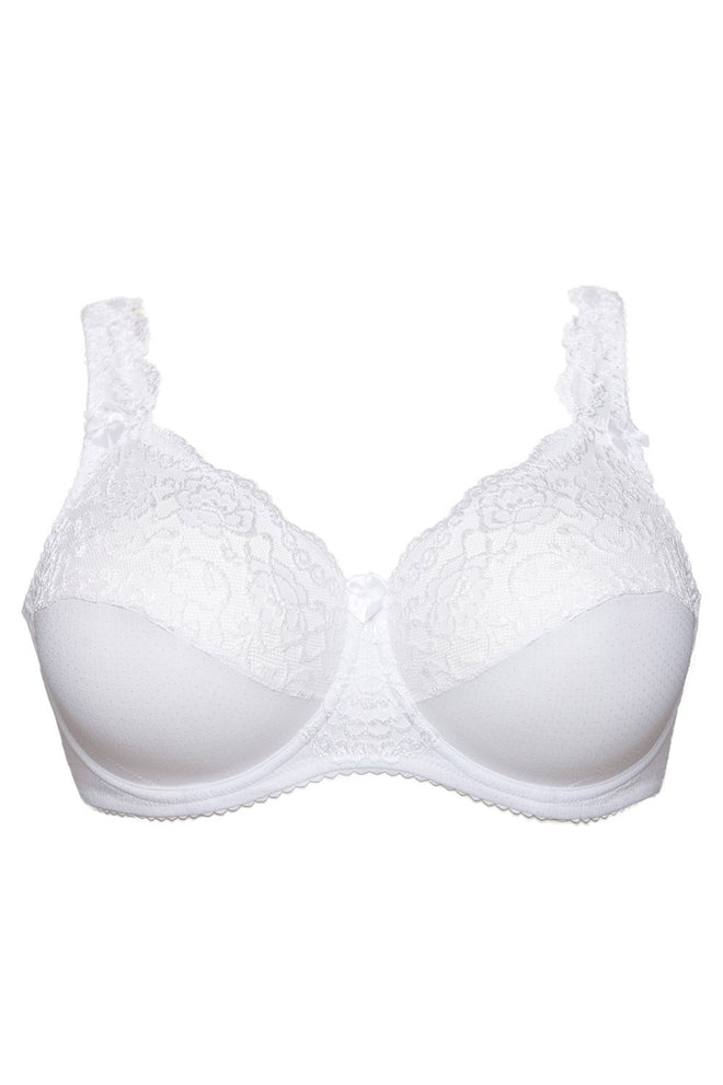 Plaisir Beate Full Cup Bra Black & Frosty Blush