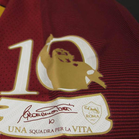 totti special edition jersey