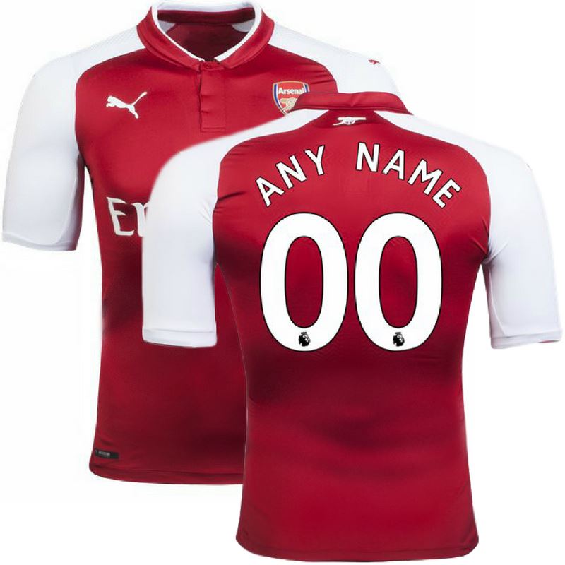Arsenal 17/18 Home Jersey Personalized 