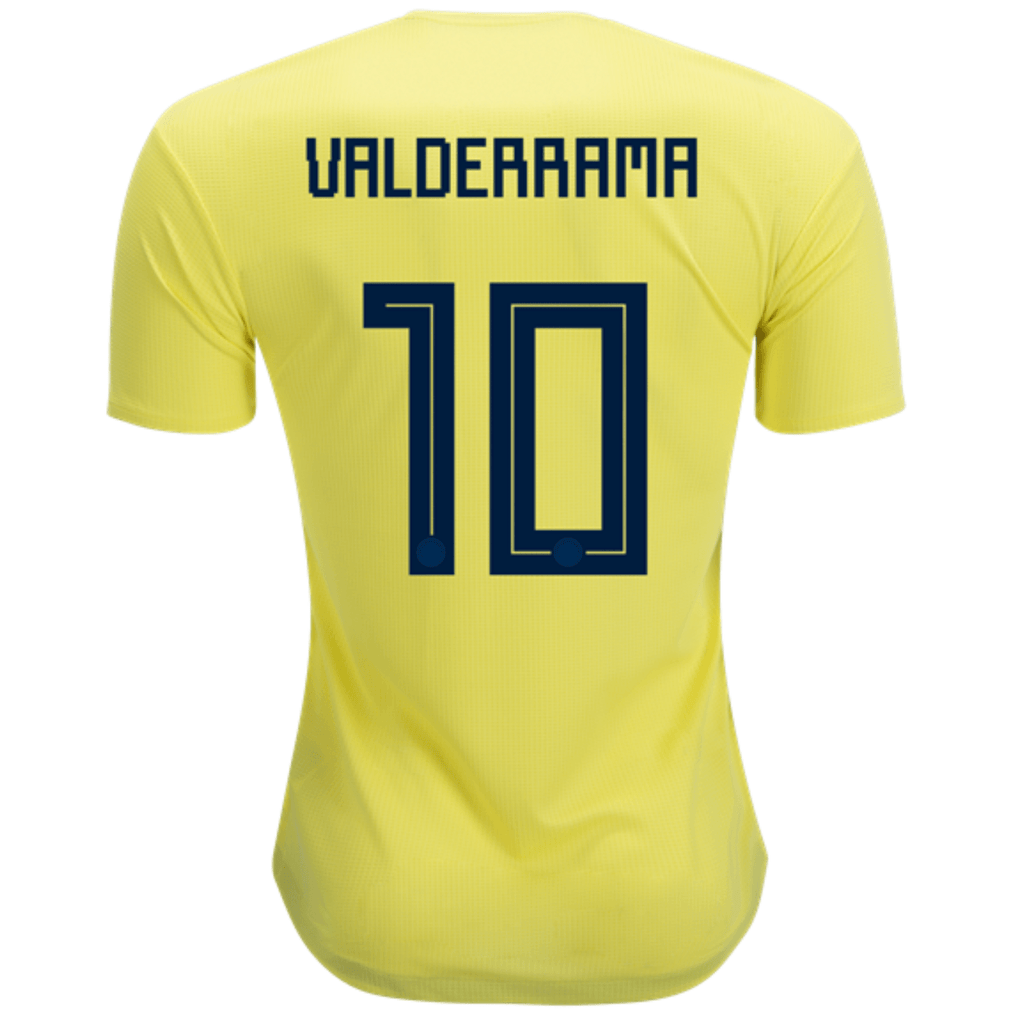 colombia valderrama jersey