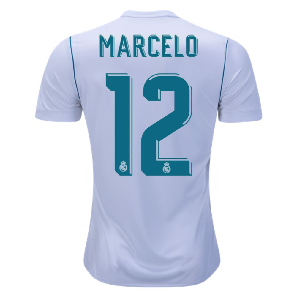Real Madrid 17/18 Home Jersey Marcelo 