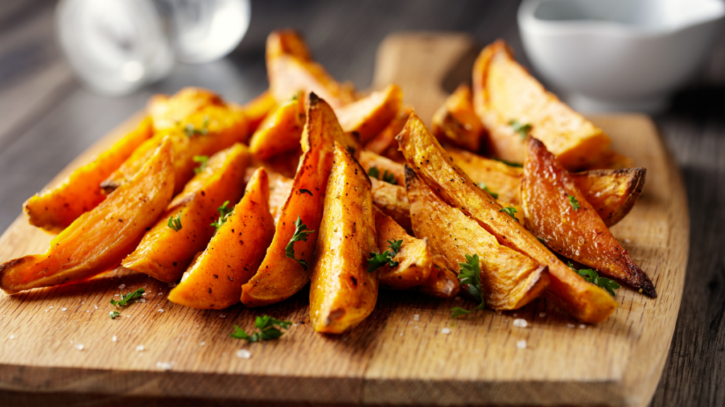 Sweet potato wedges or sweet potato fries