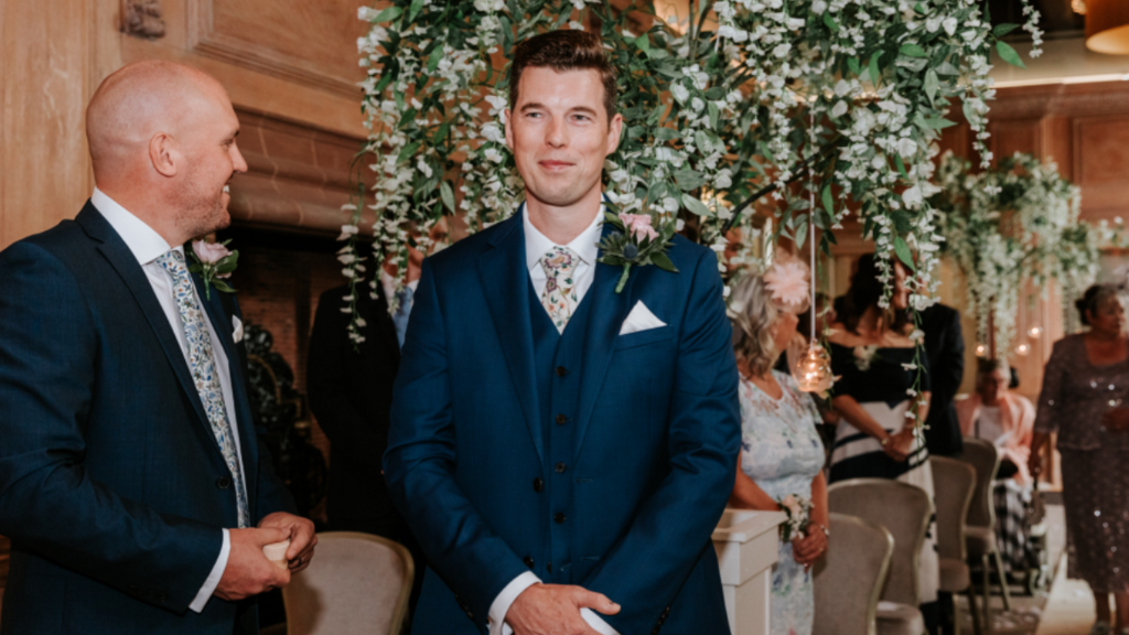 The groom, Michael, got involved in the hairstyling action too and our amazing stylist, Jay, had to run all over the hotel to fit everyone in