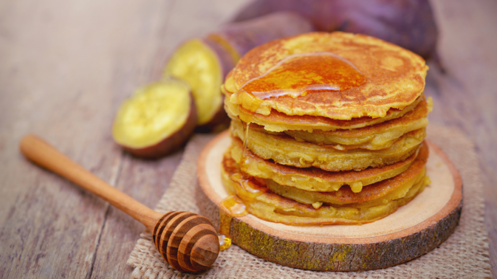 Sweet potato pancakes