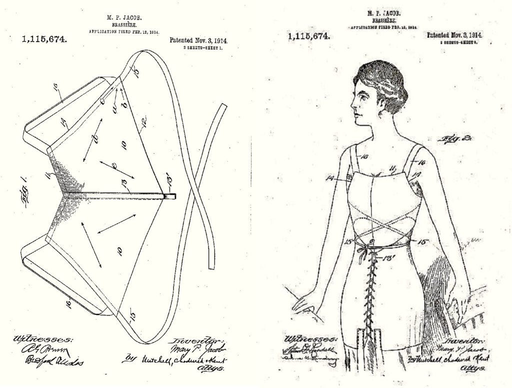 image of an early bra drawing