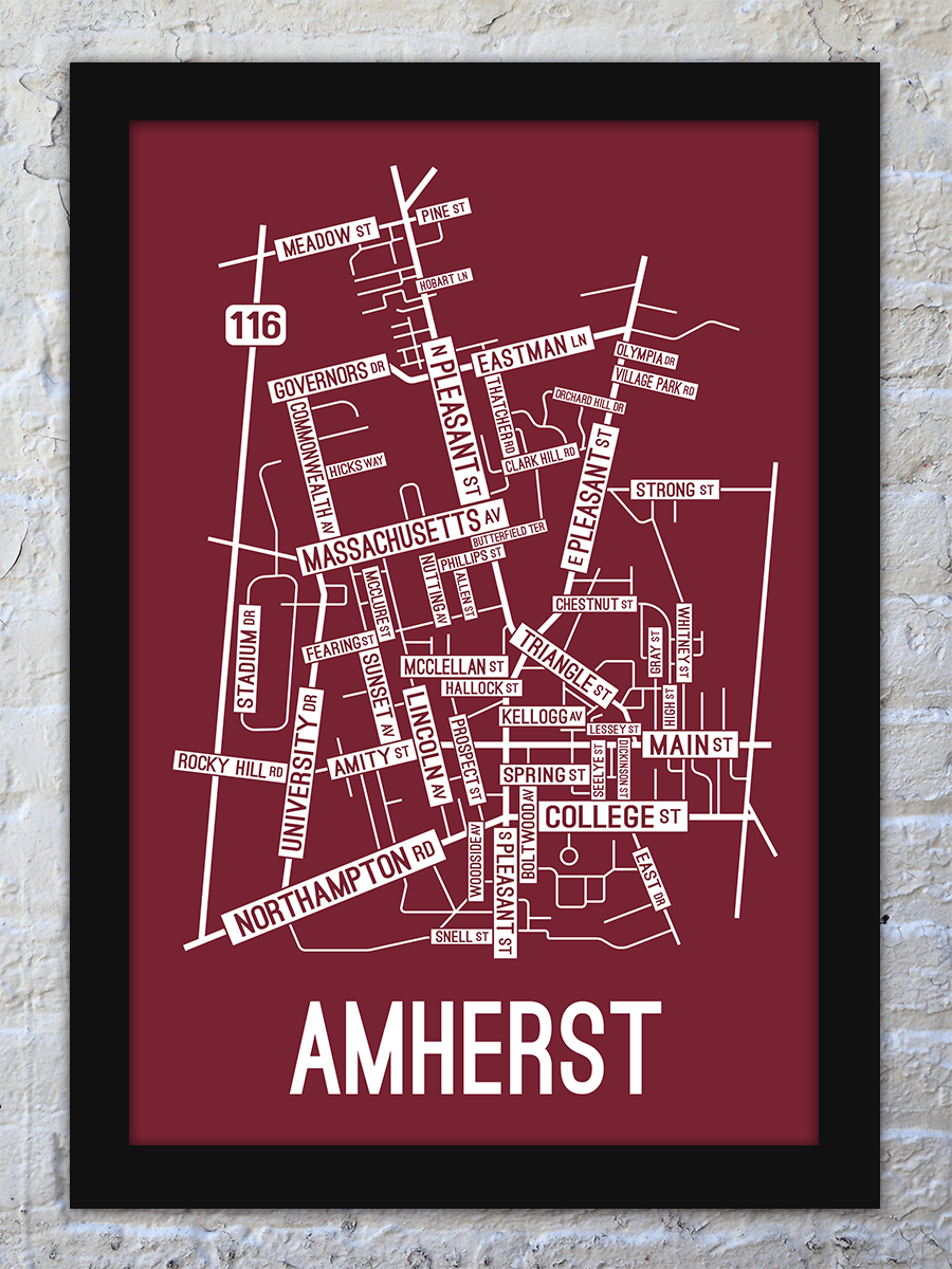 Amherst Massachusetts Street Map Print Red Frame 1000x ?v=1613830875