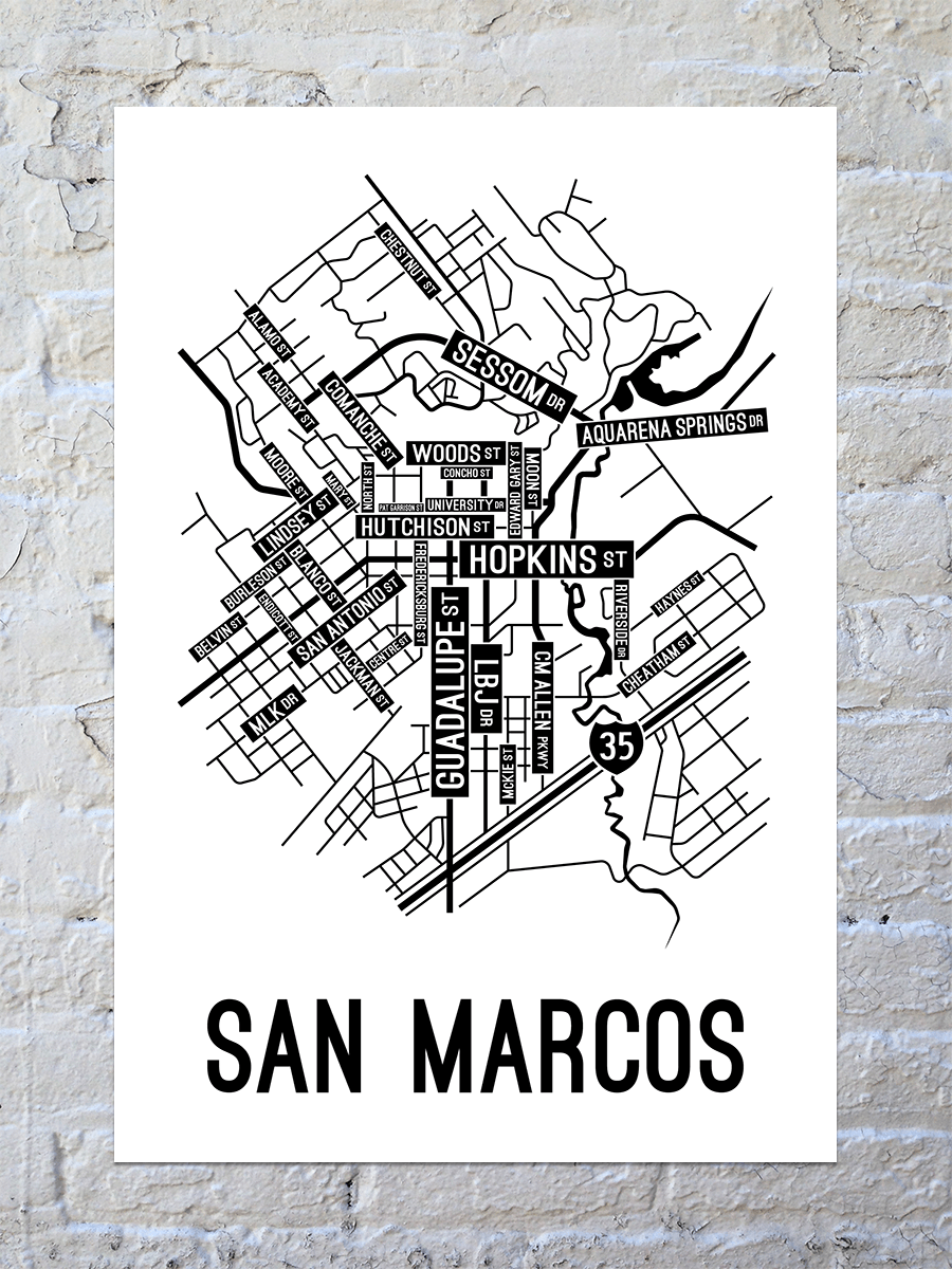 treet map of an marcos ca