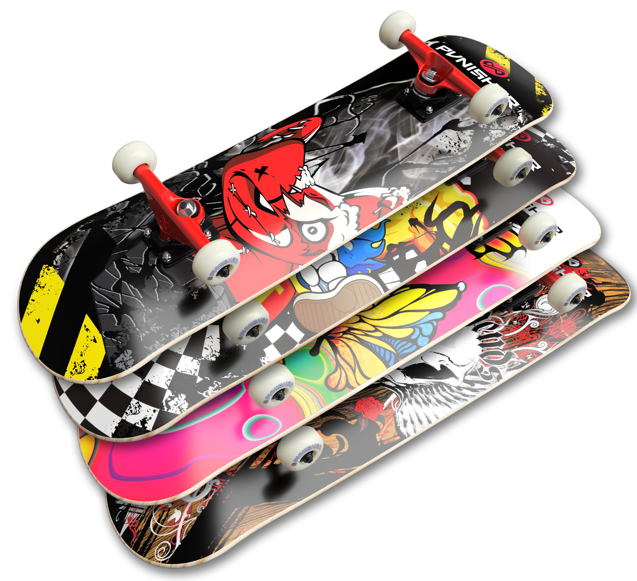 PUNISHER BEGINNER/YOUTH SKATEBOARDS