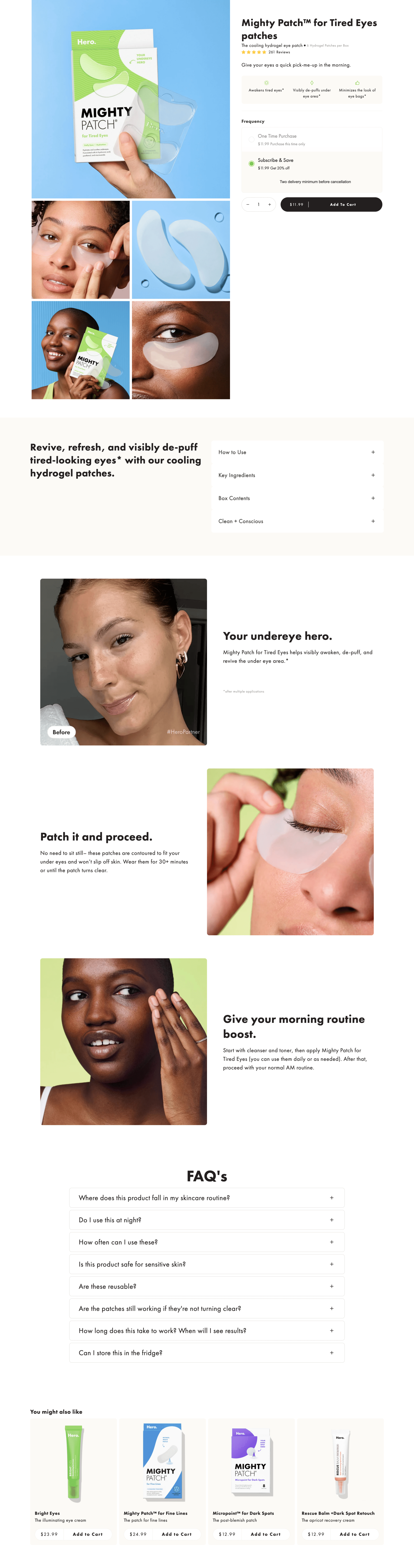 Hero Cosmetics Product Template