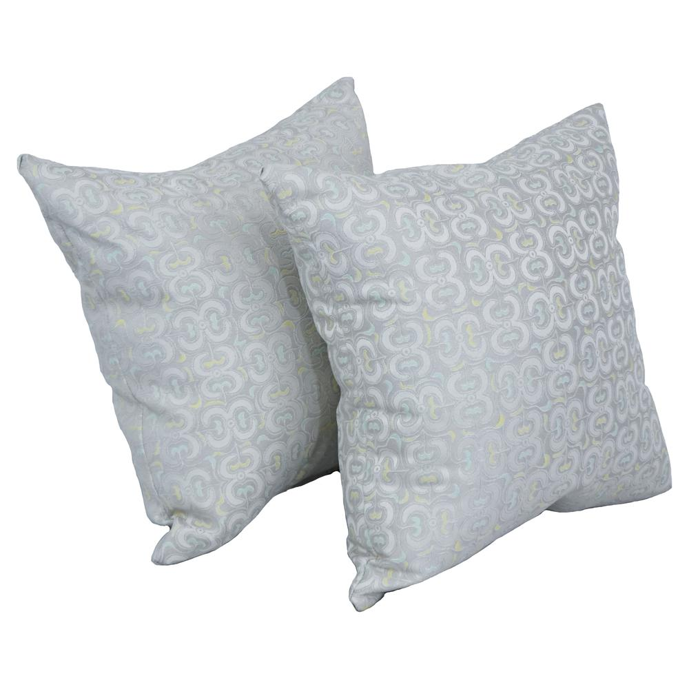 17-inch Jacquard Throw Pillows with Inserts (Set of 2) 9910-S2-ID-146