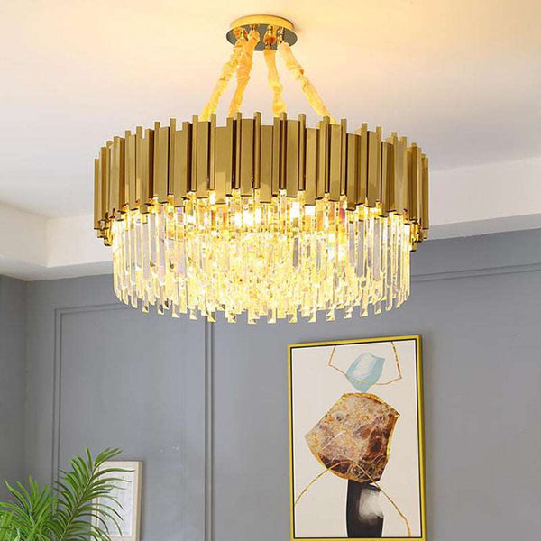 Gold Modern Crystal Chandelier 