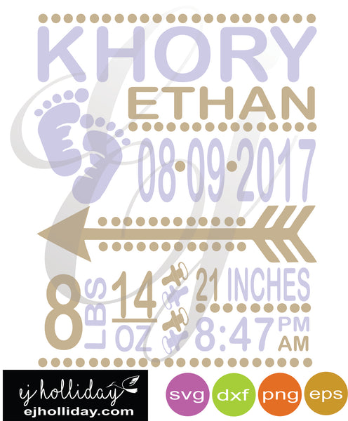 Free Free 240 Baby Boy Birth Announcement Svg SVG PNG EPS DXF File