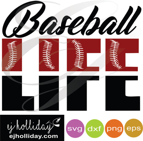 Download Baseball LIFE svg eps dxf png VECTOR Graphic Design ...