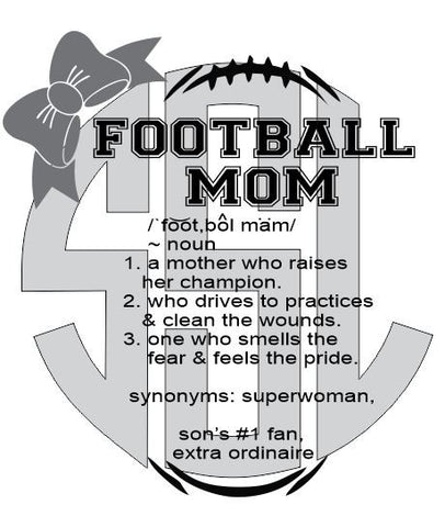 Download Football Mom Definition Instant Download Silhouette Cricut ...