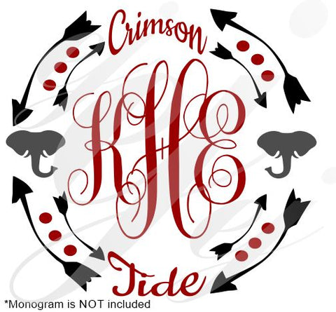 Download Crimson Tide Elephant SVG EPS DXF PDF JPG JPEG VECTOR ...