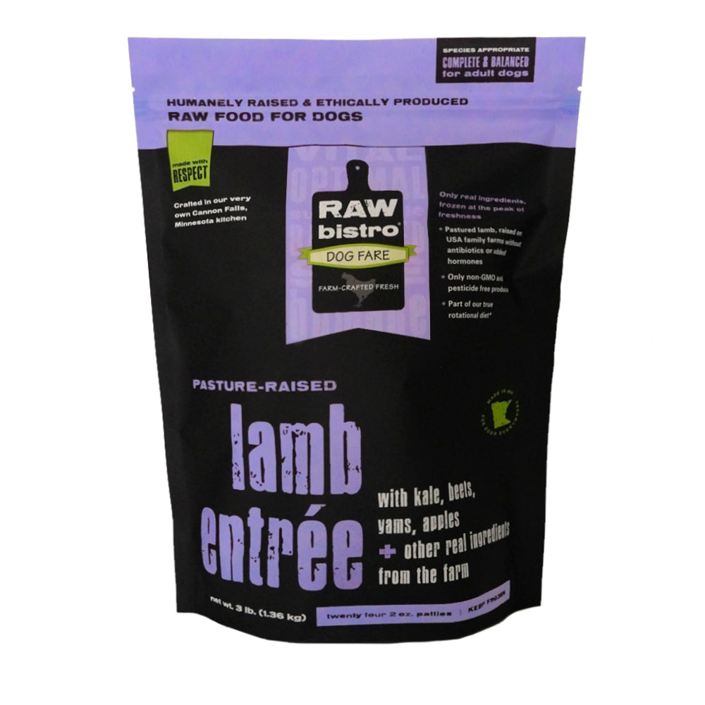 Frozen Lamb Entree, 3-lb. bag - Raw Bistro product image