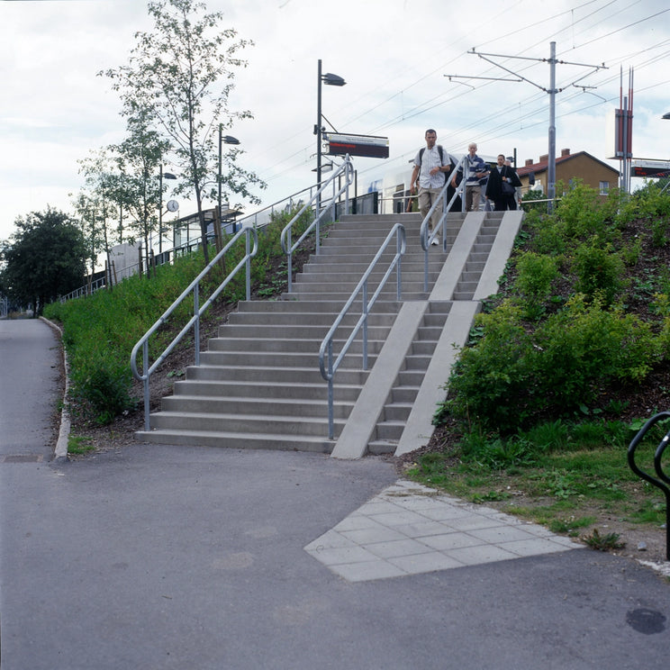Blocktrappa ramp 5 steg