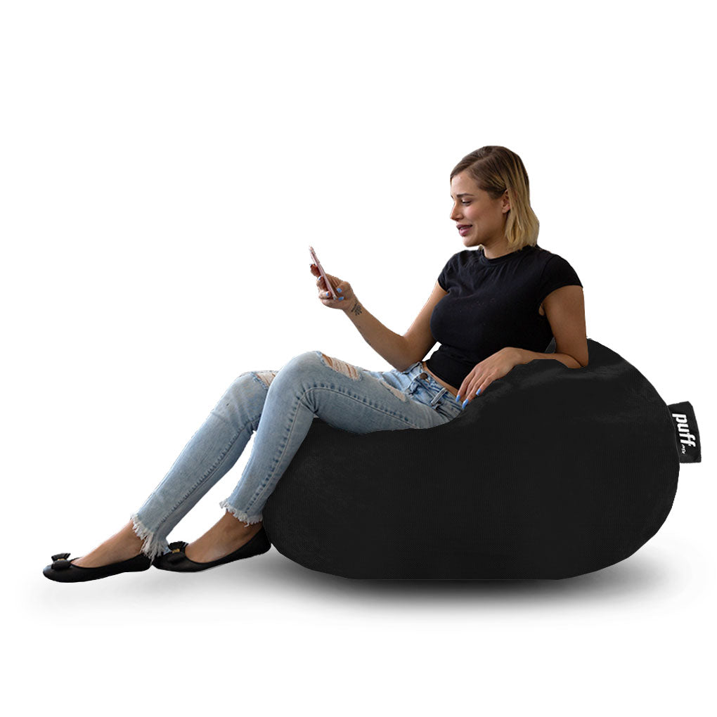 cubierta para sillón o funda ajustable padua color negro para sofá  diferentes tamaños