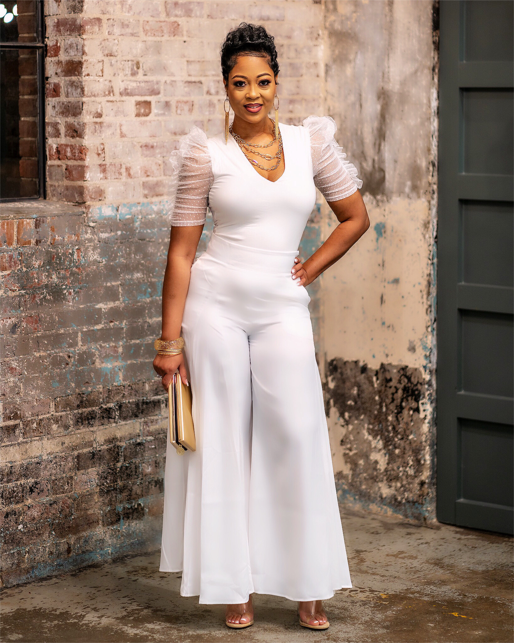 fancy white bodysuit