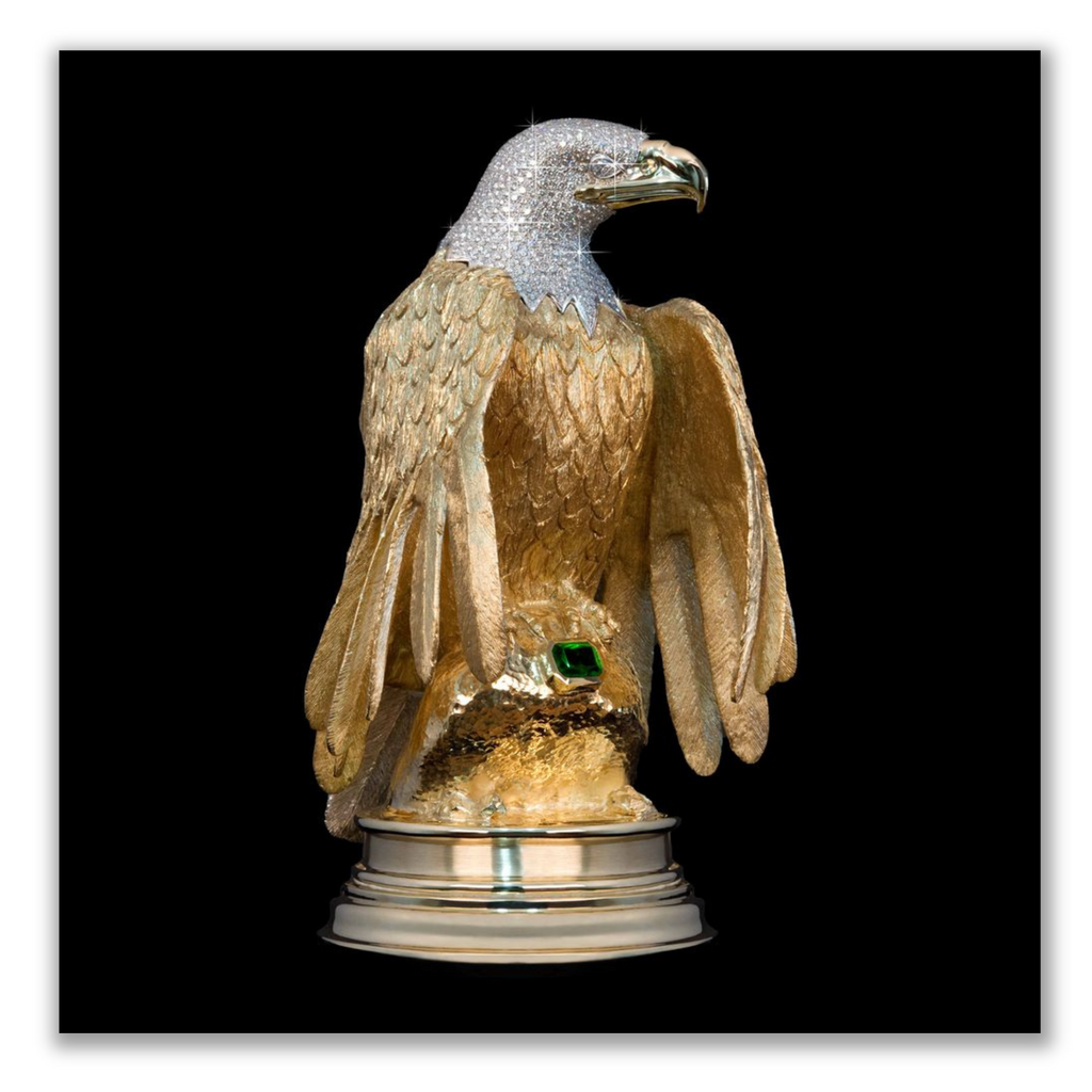 Golden Eagle Sculpture