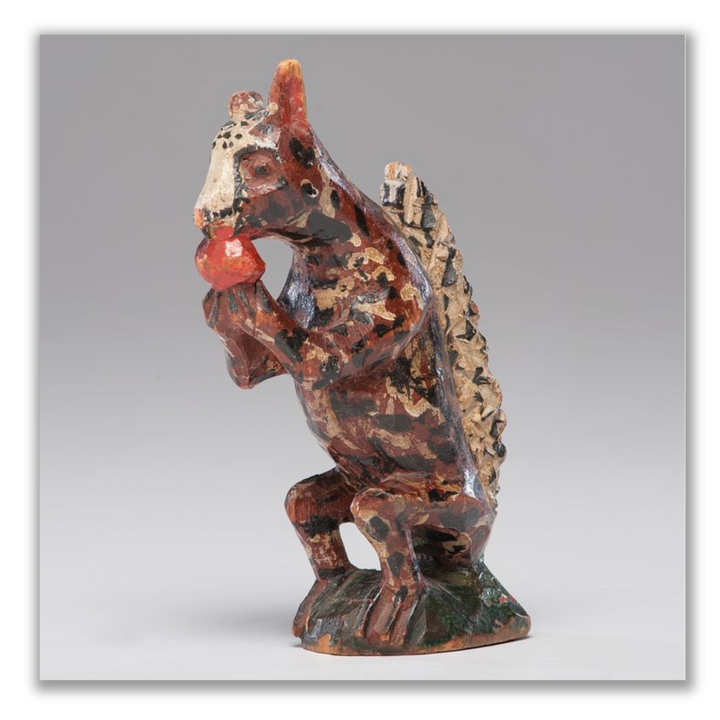 Wilhelm Schimmel Polychrome Squirrel