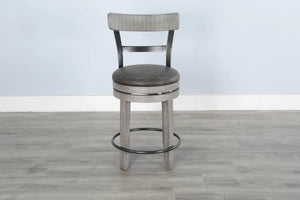 24"H Swivel Barstool Cushion Seat - Barr’s Furniture (Riverside CA) - 24" Barstool