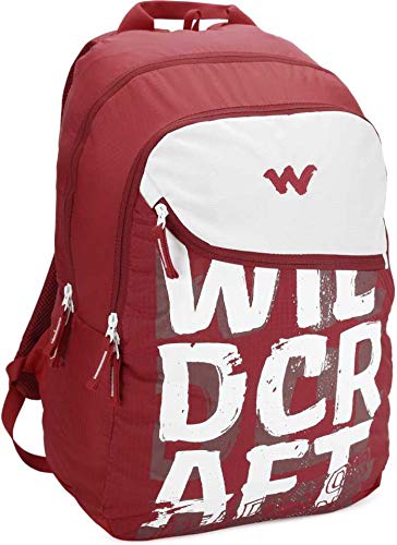 wildcraft school bags red