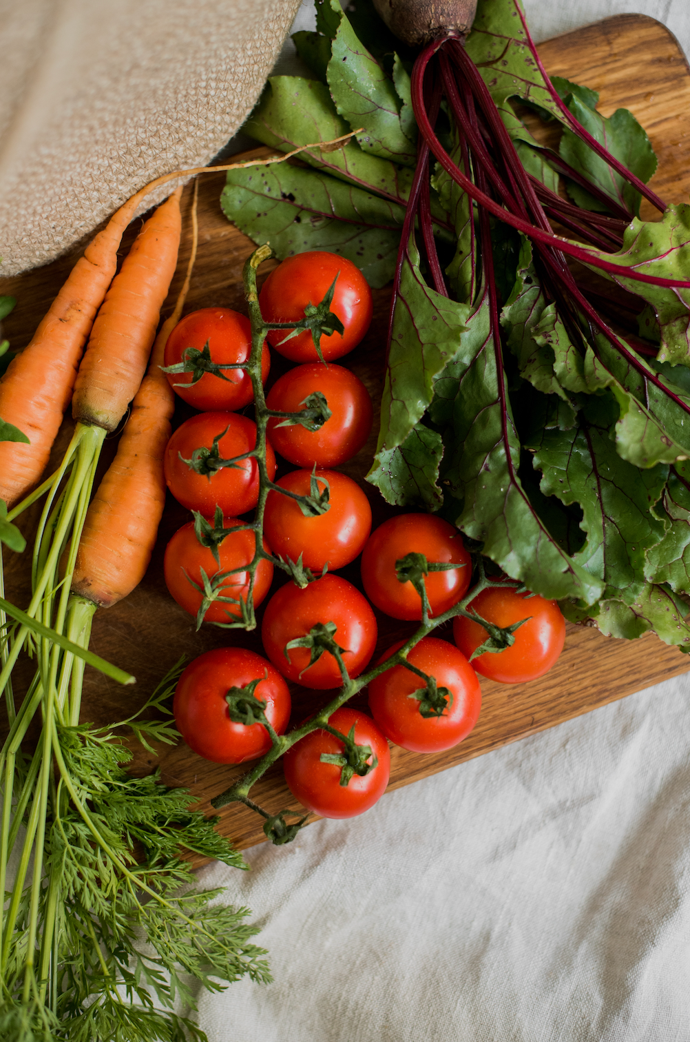 Gemüse - Tomaten, Karotten