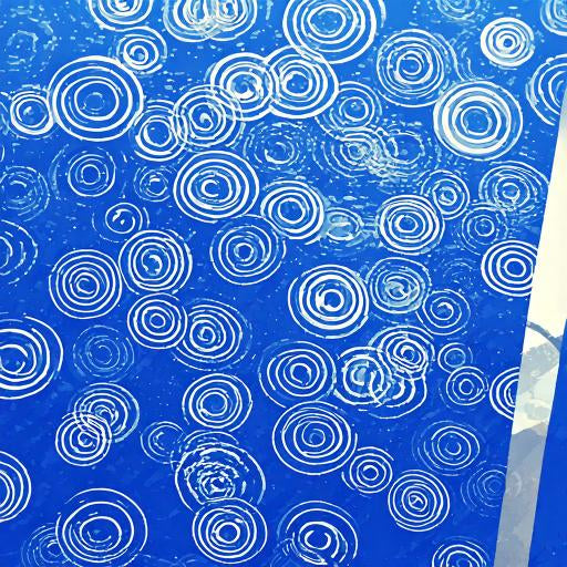 Firefly circular water ripples from rain on a water surface 85127.jpg__PID:0e25f298-7de8-463e-afe7-3612777ff4f3