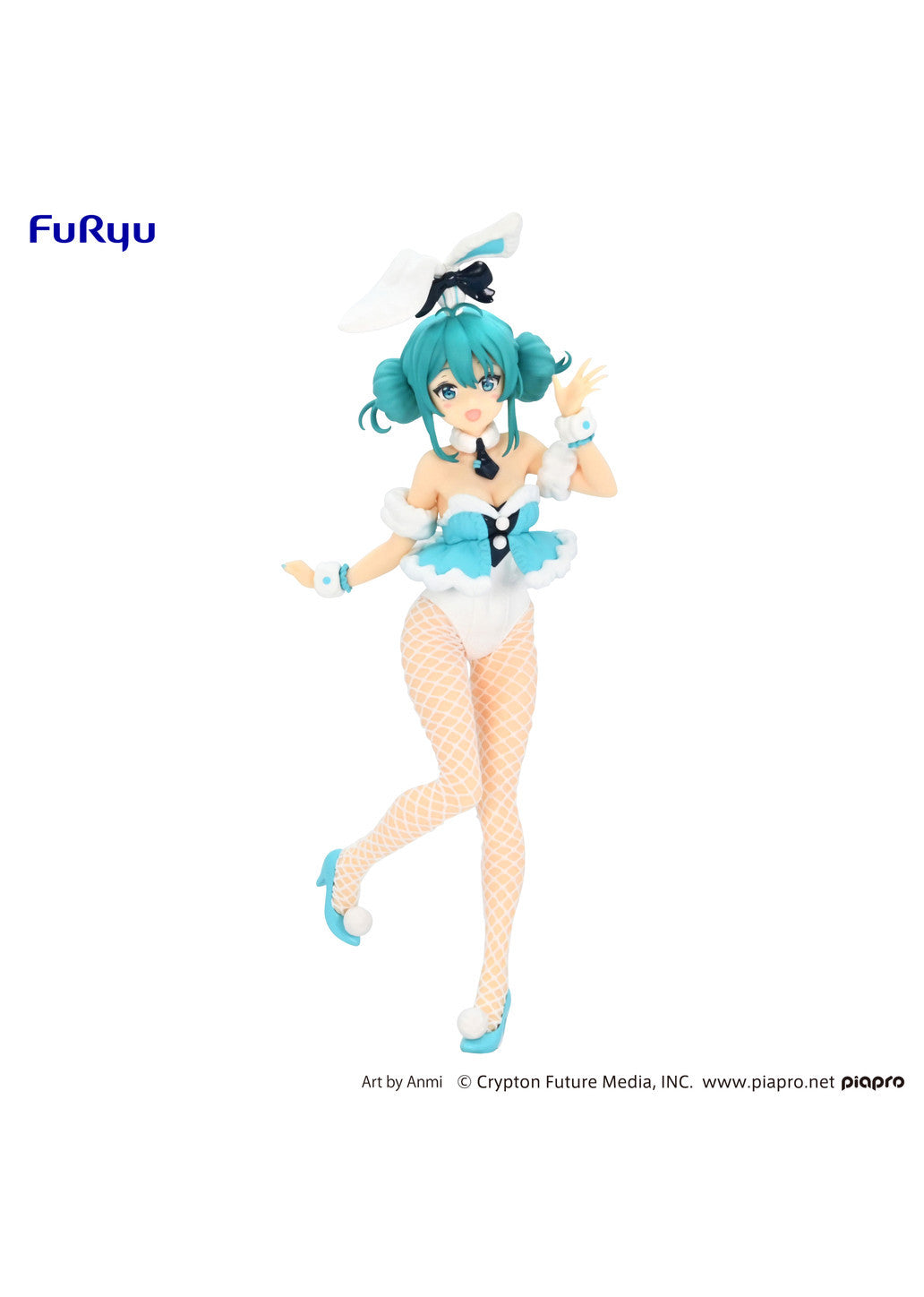 Hatsune Miku: BiCute Bunnies Figure -White Rabbit Purple Color ver