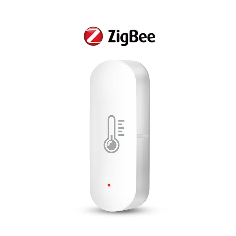 Tuya Wifi /Zigbee Smart Temperature Humidity Sensor Indoor Hygrometer Controller Monitoring Work with Smart Speaker Alexa Google