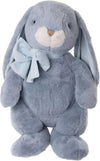 DOUDOU PANTIN LAPIN BIBI ROSE FLEURS 30 CM BUKOWSKI