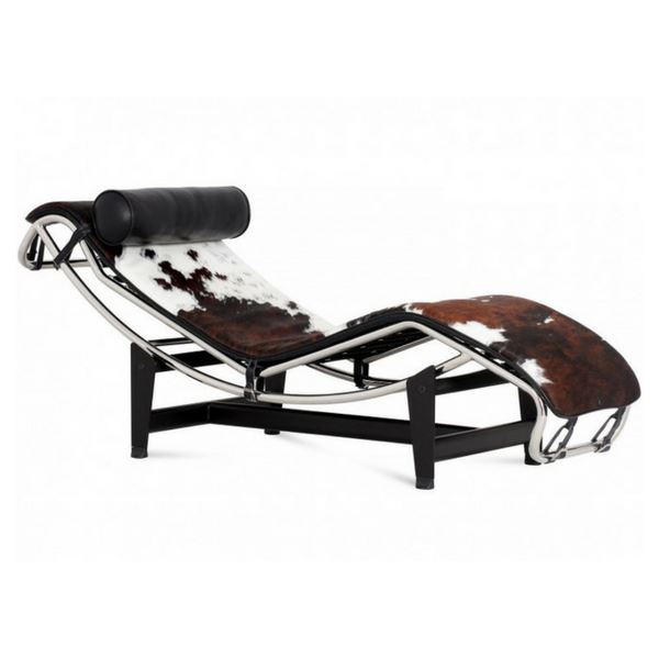 Le Corbusier LC4 Chaise Longue  Akari Lanterns –