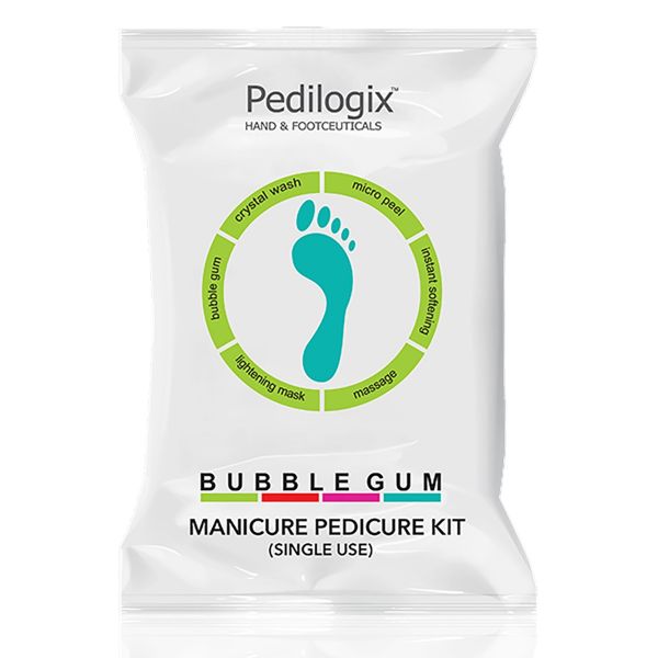 O3+ Pedilogix Bubblegum manicure and pedicure kit